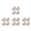 16Pcs Replacement Basket Liners for Wicker & Wire Baskets Beige Cloth 7