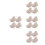 16Pcs Replacement Basket Liners for Wicker & Wire Baskets Beige Cloth 8