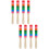 4Paare Holz Drumsticks Bunt Percussion Instrument Sticks 9
