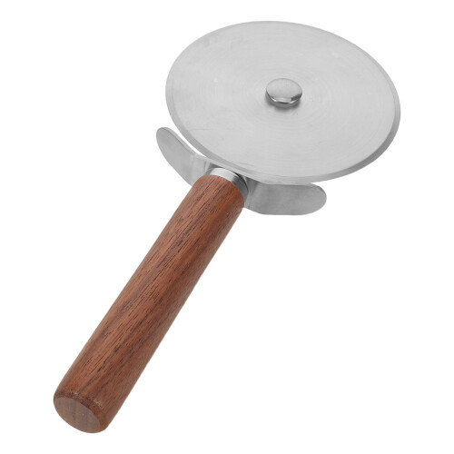 3Stk Pizzaschneider Holzgriff Roller Cutter Für Pizza Teig