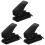 3Pcs Manual Hole Puncher Black Plastic Iron Office Planner Craft Tool 4