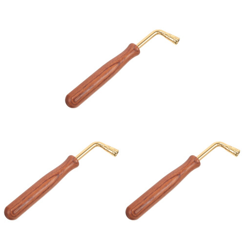 3Stk Dulcimer , Robustes Holz-Metall Stimmgerät Bunt 2