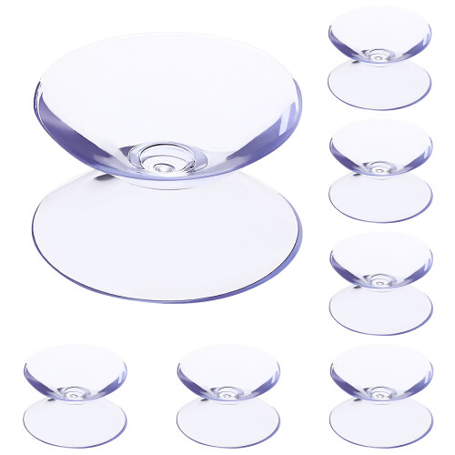 500Stk Transparente Tischpuffer Saugnäpfe PVC Doppelseitig Schutz