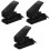 3Pcs Manual Hole Puncher Black Plastic Iron Office Planner Craft Tool 5