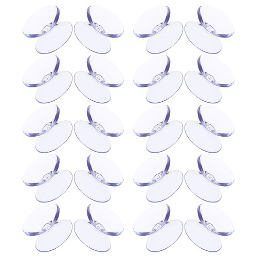 500Stk Transparente Tischpuffer Saugnäpfe PVC Doppelseitig Schutz 2