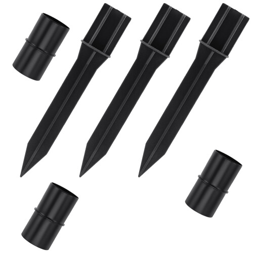 18Stk Kunststoff Erdspieße Für Solar-Gartenlampen, 2
