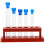 15Pcs Small Plastic Test Tubes with Lid and Rack for Scientific Use 3