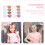 2Sets Elastische Haargummis Für Kinder ABS Mini Haarklammern 4