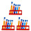15Pcs Small Plastic Test Tubes with Lid and Rack for Scientific Use 4