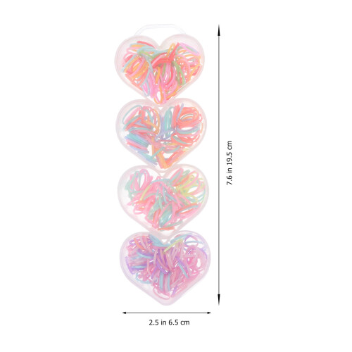 2Sets Elastische Haargummis Für Kinder ABS Mini Haarklammern 1