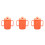 3Pcs Toddler Cups with Reusable Silicone Easy Grip Cups 5