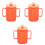 3Pcs Toddler Cups with Reusable Silicone Easy Grip Cups 4