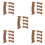 25Pcs Cork Handle Replacement for Trekking Poles Light Brown Soft Grip 8