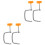 4Stk Pastamaschinen Fixierklemmen, Robust & 8