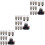 30Pcs Multi Color E10 Mini Light Bulbs Glass Alloy Replacement Kit 5