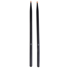 1Paire Baguettes De Batterie Bois Noir 5A Durables Pour Percussion