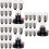 30Pcs Multi Color E10 Mini Light Bulbs Glass Alloy Replacement Kit 7