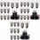 30Pcs Multi Color E10 Mini Light Bulbs Glass Alloy Replacement Kit 3