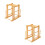 2Pièces Support En Bois Pour Couteaux À Découper 6