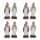 8Pièces Sculptures Sacrées Résine Décor Table Catholique 8