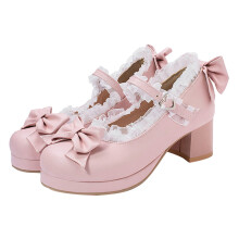 1Paire Chaussures À Talons Rose Design Et Durable