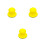 3Pièces Disques Ponçage PU , Pads Auto, Fixation 7