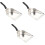 3Pcs Multifunctional Stainless Steel Ice and Grain Kitchen Use 3