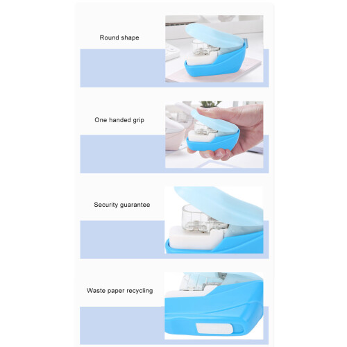 Needleless Stapler for 4 A4 Sheets