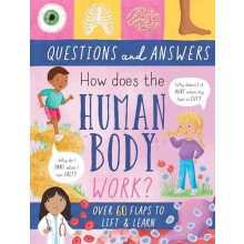 How Does the Human Body Work by Rachel Moss Hardcover Book