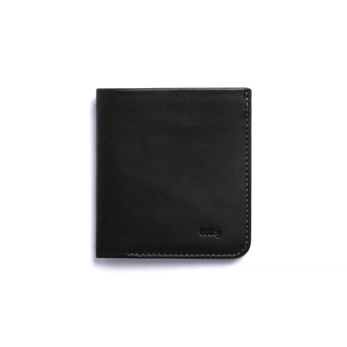 Bellroy High Line Leather Thin Minimal Bifold New Black Wallet