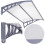 Auvent - SPRINGOS - 150x75cm - Aluminium - Polycarbonate - Design Moderne 1