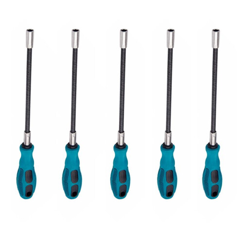 4Pcs 7MM Socket Screwdriver Flexible Hex Flex Manual Socket Screw Driver Hand Tools