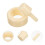 3Sets Form Roller Weiß Kunststoff Eiscreme DIY Zubehör 10
