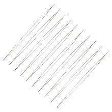 30Stk Perlnadeln Großes Öhr Silber Leicht DIY Handarbeitsnadeln