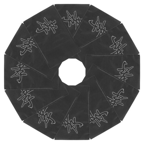 60Stk Armbänder Schwarz Polyester Komfortabel Für Andachtsfeier 1