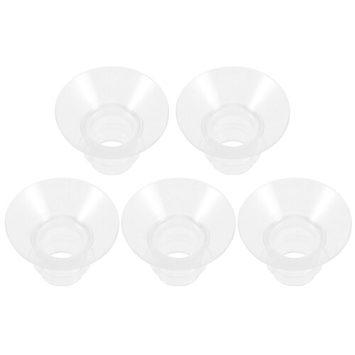 25Stk Silikon Brustpumpen Flansch Einsatz Transparent Zubehör 1