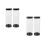 4Stk Golfs Display Box PVC Robust Kunststoff Golfballhalter 5