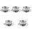 5Sets Exquisites Metall Tassen Set Silber Für Und Tee 5