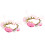 2Stk Stoffblumen Haustierhalsband Rosafarben, Und 4