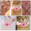 2Stk Stoffblumen Haustierhalsband Rosafarben, Und 8