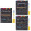 3Sets Kindergarten Holz Kinder Schultag Doppelseitig 6