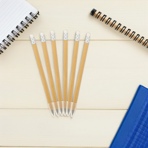 10Stk Langlebiger Bambus Schreibstift Inkless Künstler 2