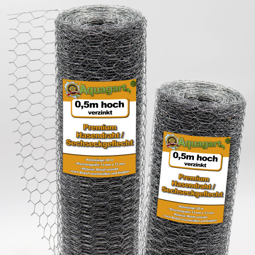 200 m Hexagonal mesh Chicken fence Rabbit wire Rabbit lattice Hare wire 50 cm