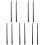 5Pairs Durable Black Nylon Drum Sticks for Beginners and Drummers 4