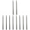 5Pairs Durable Black Nylon Drum Sticks for Beginners and Drummers 7