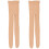 2Stk Beige Skating Strumpfhosen Elastisch Warm & 4