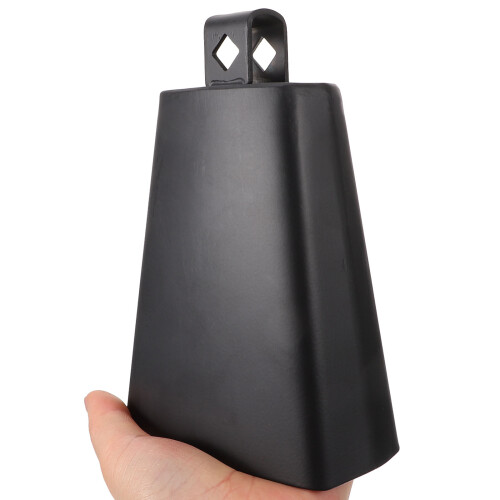 Noise Maker Cowbell Metal Cheering 1 Set Black 2