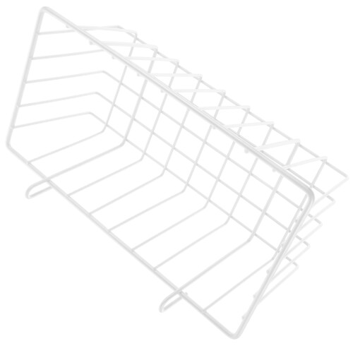 2Stk Robuster Draht-Futterhalter Weiß Für Und Kleine