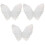 3Pcs White Wing Design Cloth Patches for DIY Garment Decoration 5
