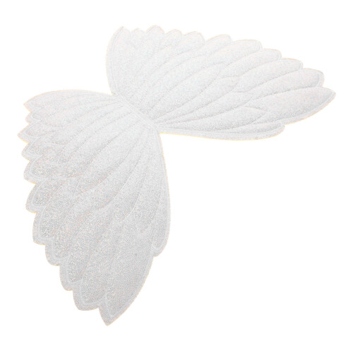 3Pcs White Wing Design Cloth Patches for DIY Garment Decoration 1